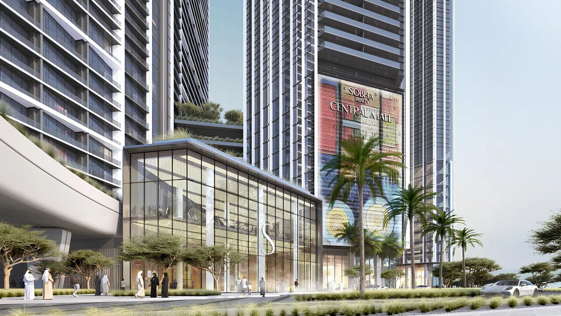 Sobha Central Mall in Jebel Ali First: landscaped gardens — image 6
