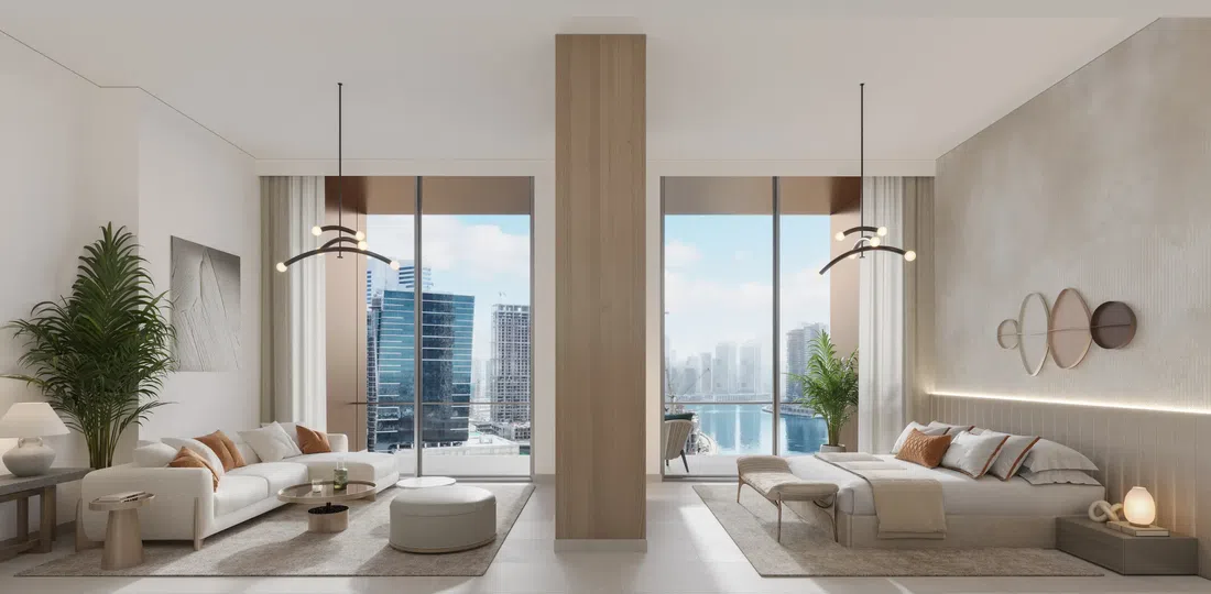 One River Point in Business Bay: landscaped gardens — image 4