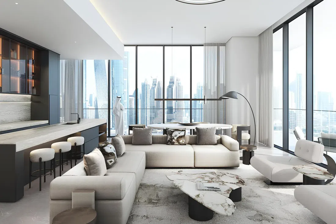 W Residences Tower 1 at Dubai Harbour في دبي هاربر: مساحات لليوغا — صورة 8