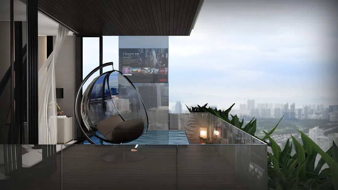 Sky Suites في قرية جميرا الدائرية: مرافق سينما — صورة 5