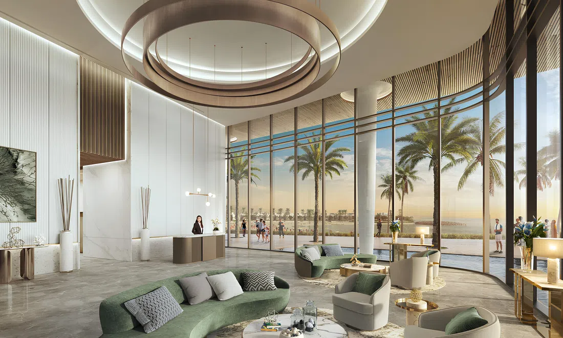 Al Danah Bay Residential Tower in Al Marjan Island: expansive glazing — image 4
