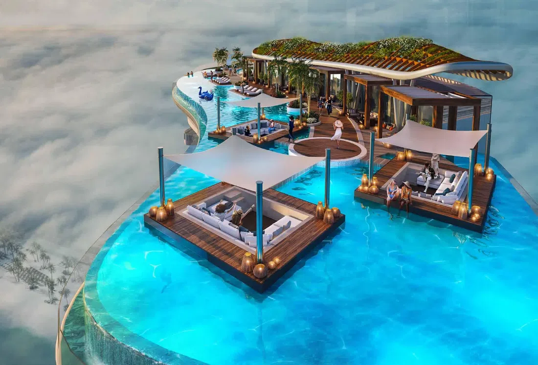 DAMAC «Bay by Cavalli» in Dubai Harbour: landscaped gardens — image 12