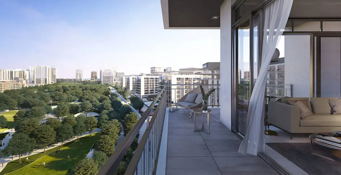 Executive Residences I في دبي هيلز: حدائق منسّقة — صورة 10