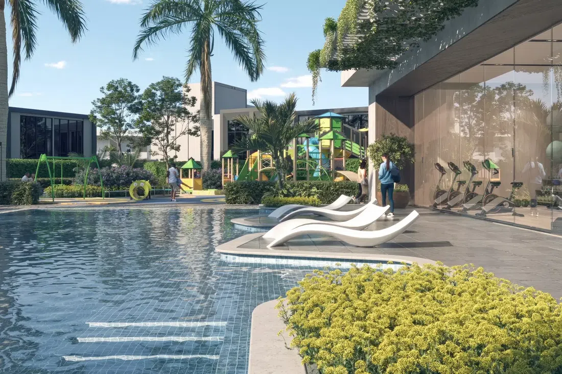 Dubai Investment Park'deki Verdana 4: yoga alanları — 10. fotoğraf
