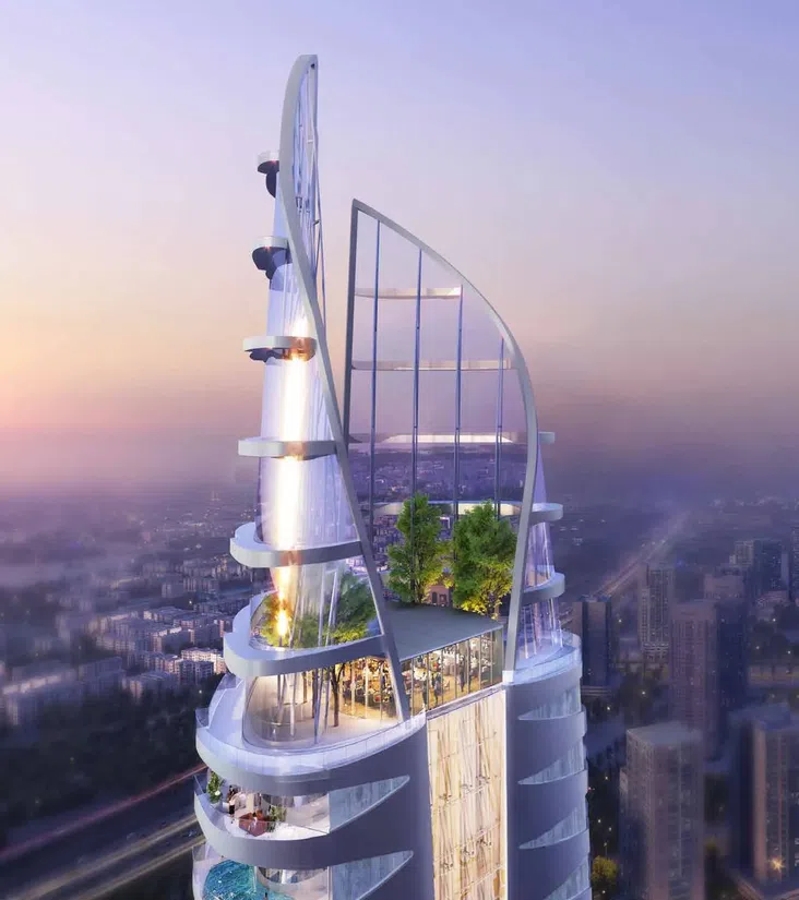 Business Bay'deki DAMAC «Canal Heights 2»: çatı alanları — 11. fotoğraf