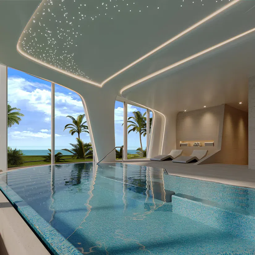 Al Marjan Island'deki DARGLOBAL “The Astera”: mermer detaylandırma — 4. fotoğraf