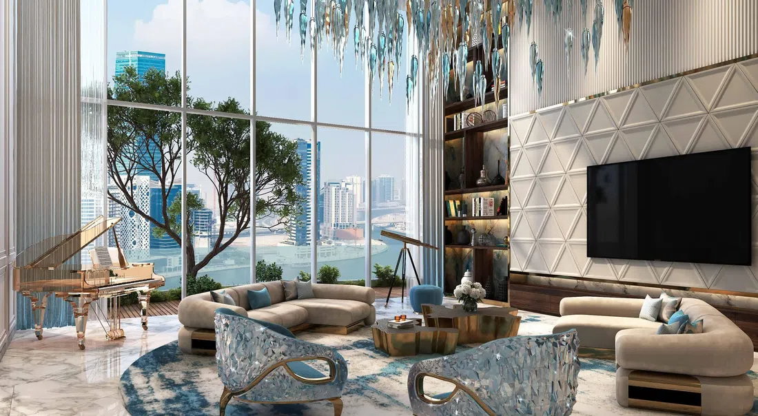 DAMAC «Chic Tower» في الخليج التجاري: الهندسة المعمارية المنحوتة — صورة 11
