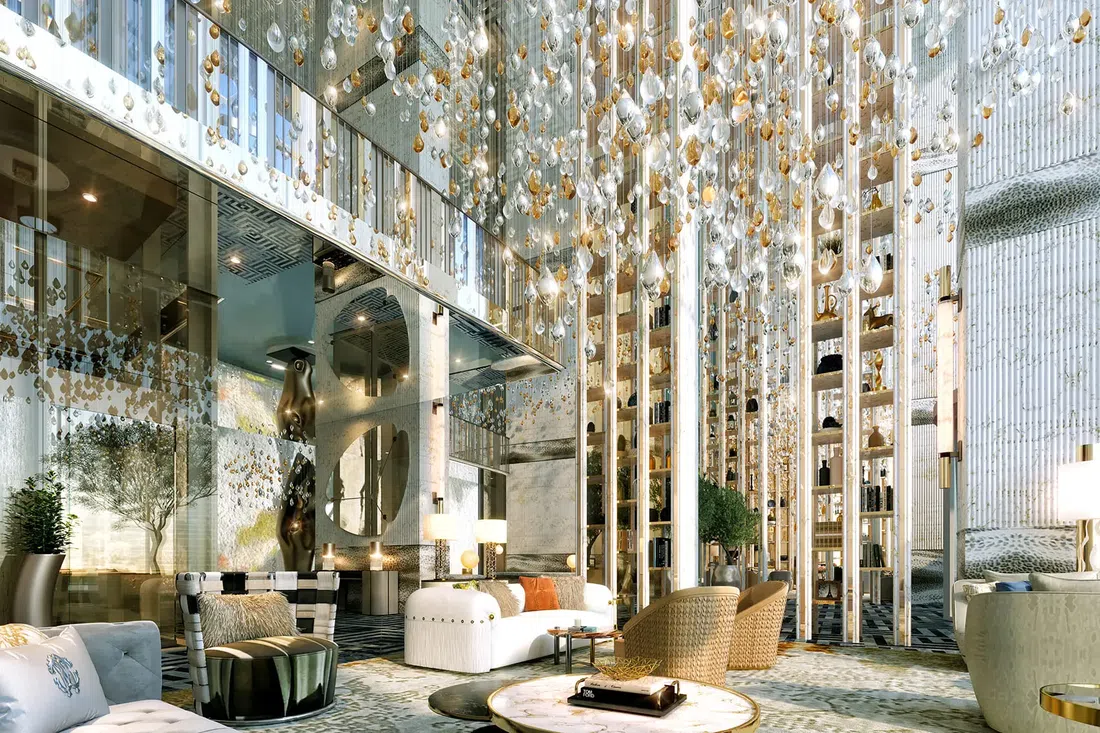 Dubai Media City'deki Cavalli Casa Tower: peyzajlı bahçeler — 6. fotoğraf