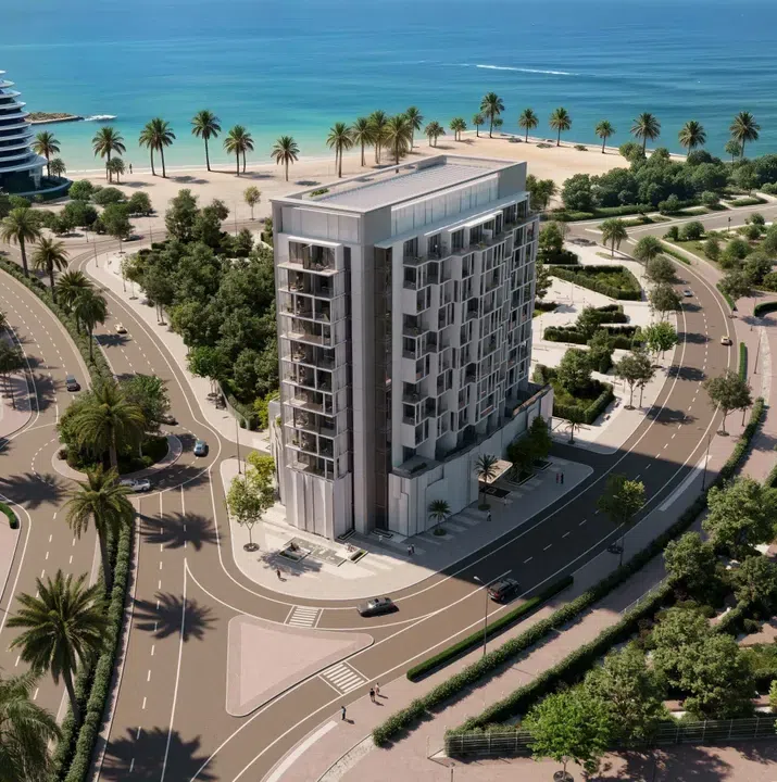 Island Heights in Al Marjan Island: yoga spaces — project photograph 1