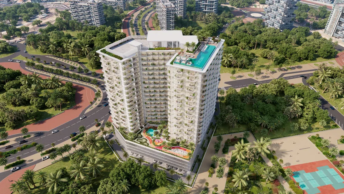 IMTIAZ “Cove Grand” in Dubailand Residence Complex: rooftop spaces — image 7