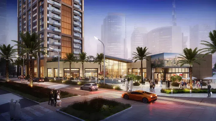 Business Bay'deki Peninsula Two: peyzajlı bahçeler — 2. fotoğraf