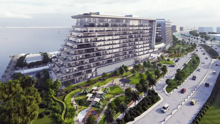 Yas Beach Residence في جزيرة ياس: مساحات على السطح — صورة 2