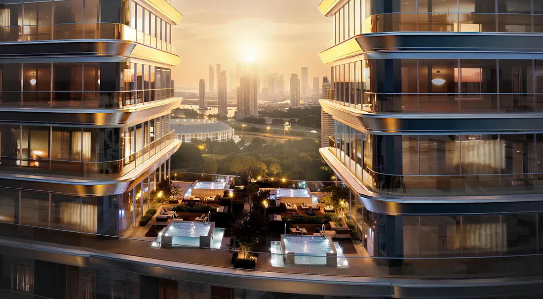 Binghatti Sky Terraces in Dubai Motor City: sports courts — image 6