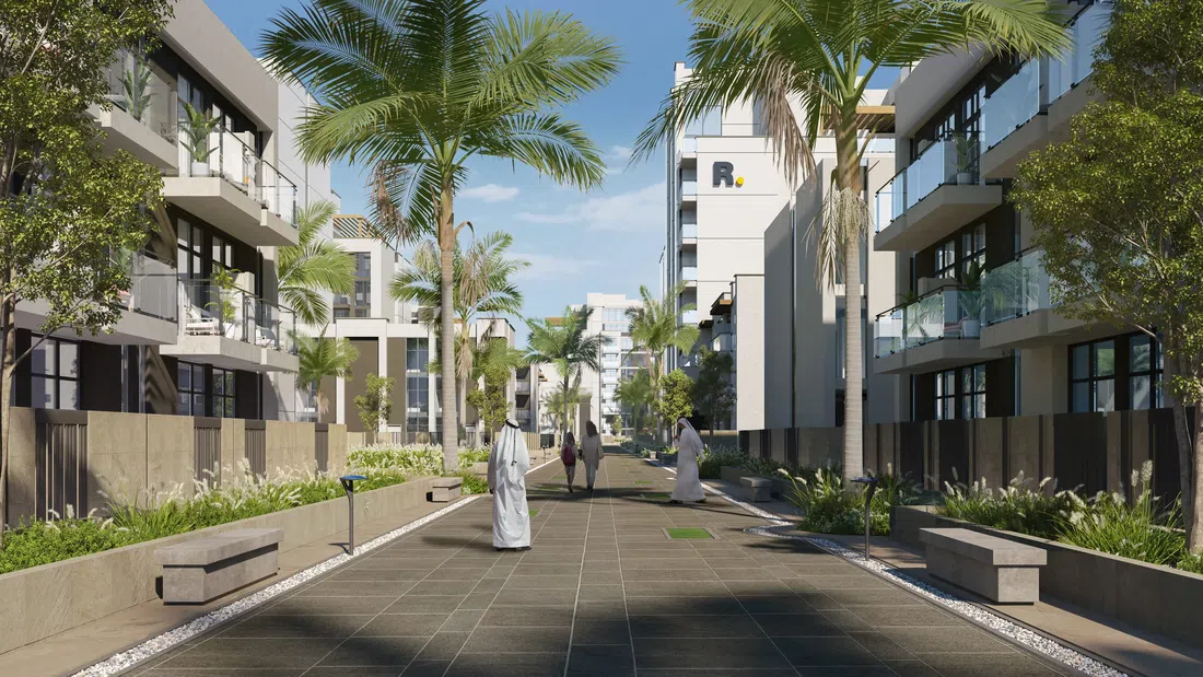 Royal Park in Masdar City: landscaped gardens — image 5
