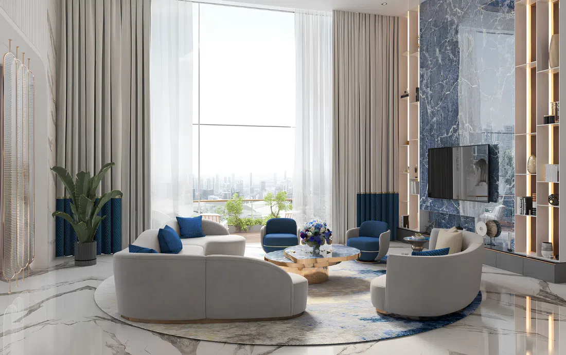 Business Bay'deki DAMAC «Canal Heights 2»: çatı alanları — 8. fotoğraf