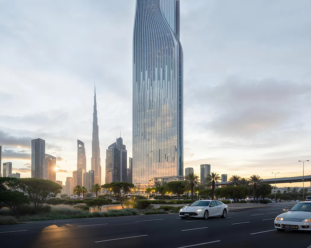 Tiger Sky Tower في الخليج التجاري: مساحات على السطح — صورة 4