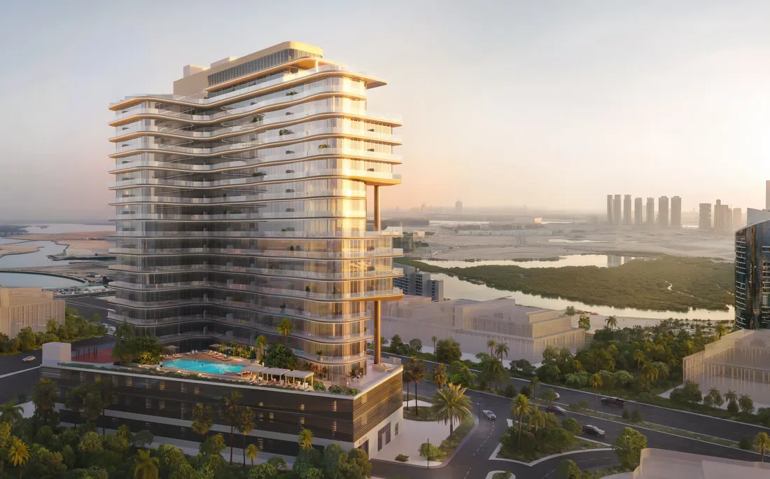 Reem Island'deki A1LA Residence: yoga alanları — 10. fotoğraf