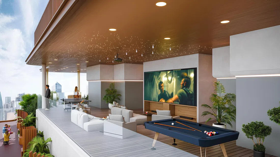 Avion Residence in Dubai South: cinema amenities — image 11