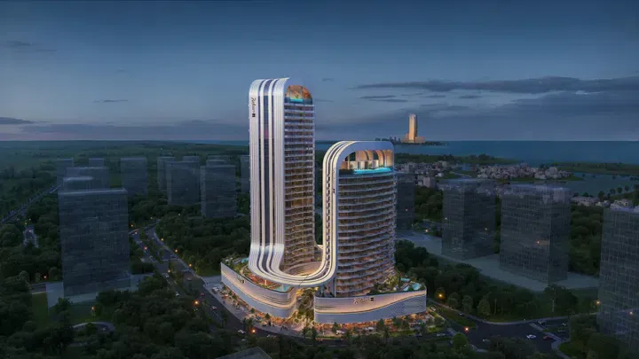 Radisson Blu Hotel في راك سنترال: الهندسة المعمارية المنحوتة — صورة 2