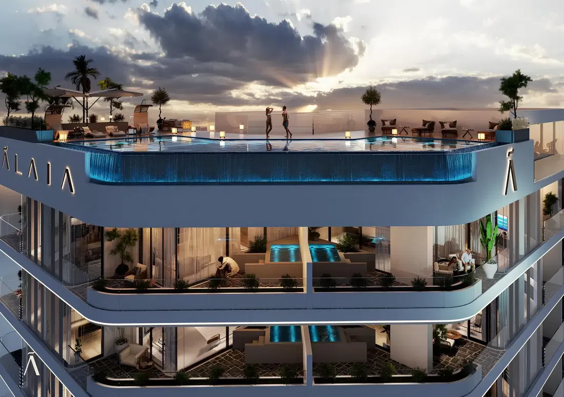 Chelsea Gardens in Jumeirah Garden City: landscaped gardens — image 12