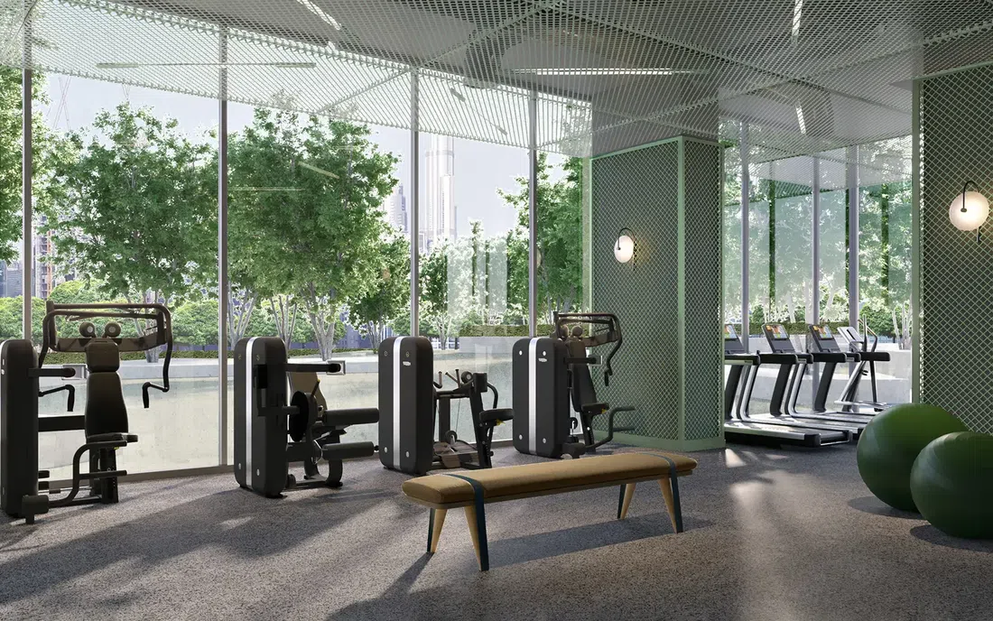 Business Bay'deki Peninsula Three: yoga alanları — 8. fotoğraf