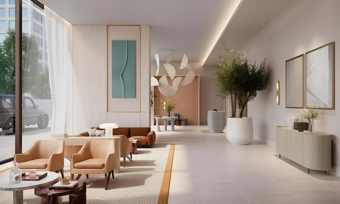Address Residences The Bay in Emaar Beachfront: coworking spaces — image 8