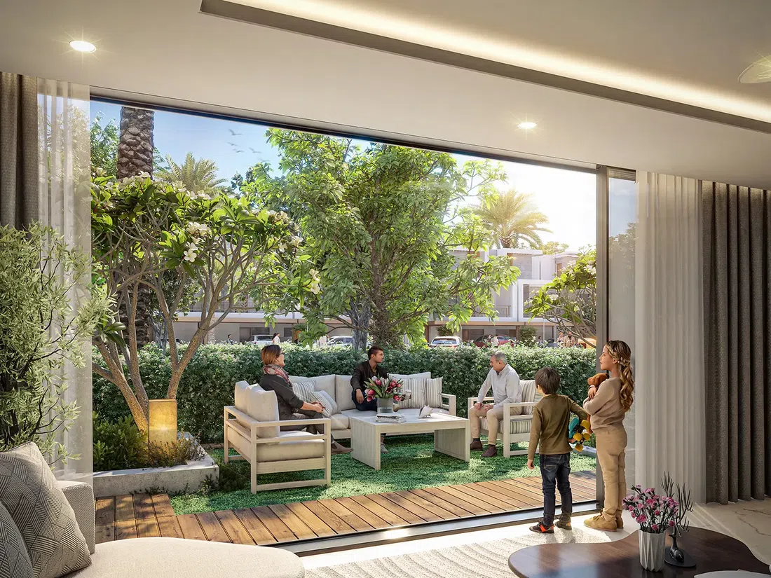 Damac Hills 2'deki Violet 4: peyzajlı bahçeler — 6. fotoğraf