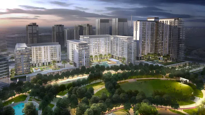 Executive Residences I في دبي هيلز: حدائق منسّقة — صورة 2