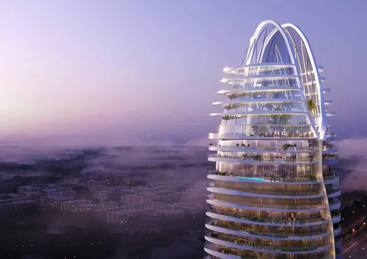 DAMAC «Canal Crown» in Business Bay: rooftop spaces — image 3