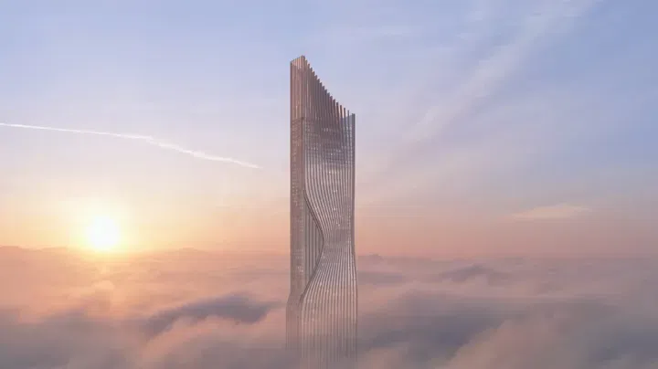 Tiger Sky Tower في الخليج التجاري: مساحات على السطح — صورة 2