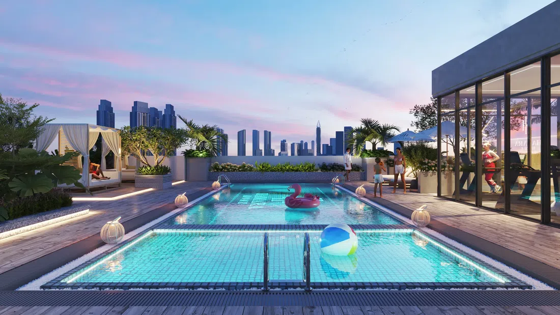 Almaara Residences by Hamara Home في الفرجان: مساحات لليوغا — صورة 12