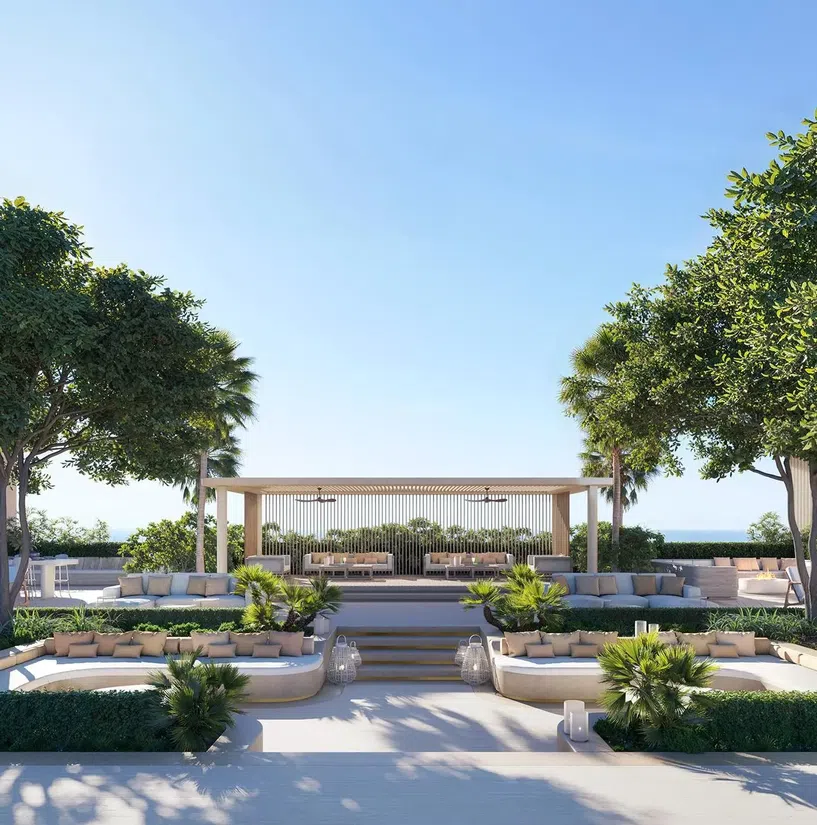 Soléva Beach Residences in Al Marjan Island: rooftop spaces — image 6