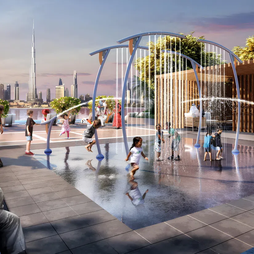 The Grand in Dubai Creek Harbour: landscaped gardens — image 11