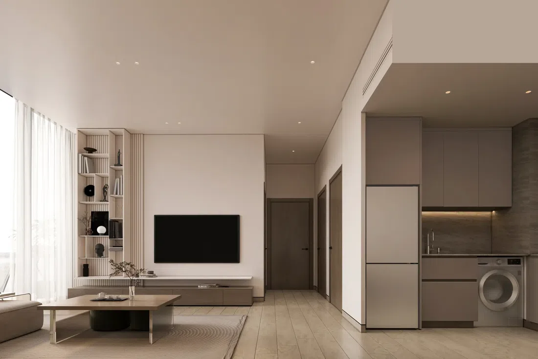 09 Life Residences في مجمع دبي لاند السكني: واجهات زجاجية واسعة — صورة 9