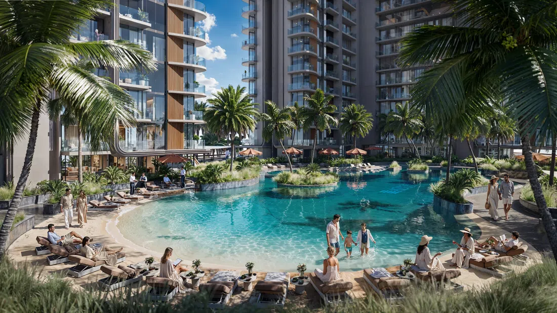 Al Jaddaf'deki Jaddaf Beach Oasis: heykel mimarisi — 11. fotoğraf