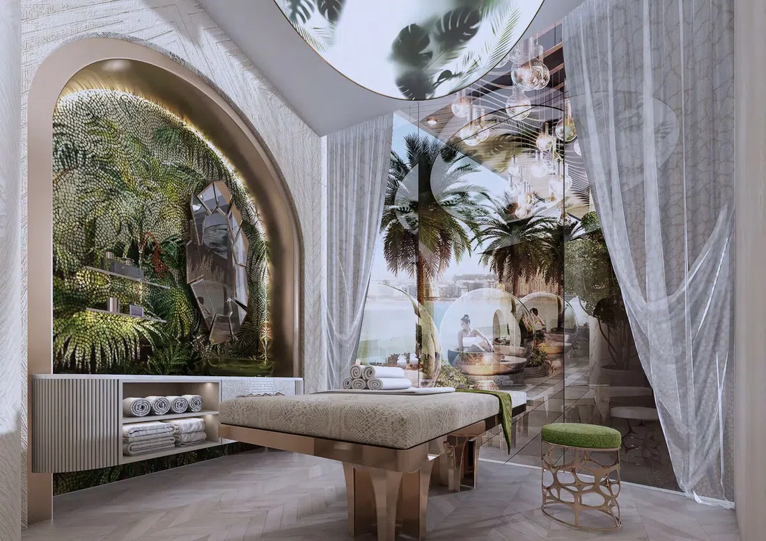 DAMAC «Bay 2 by Cavalli» in Dubai Harbour: yoga spaces — image 9