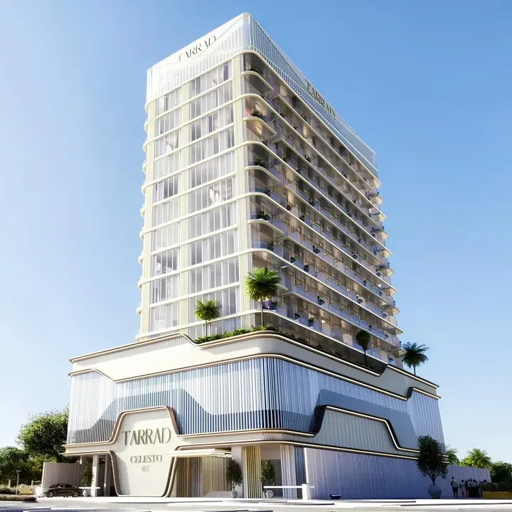 Celesto Tower 3 في مجمع دبي لاند السكني: واجهات زجاجية واسعة — صورة 1