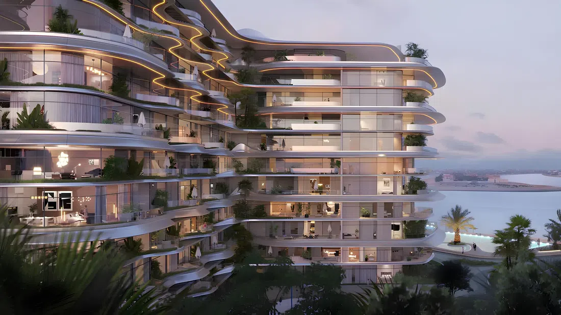 Palm Jumeirah'deki SLS Residences at The Palm Jumeirah: peyzajlı bahçeler — 7. fotoğraf