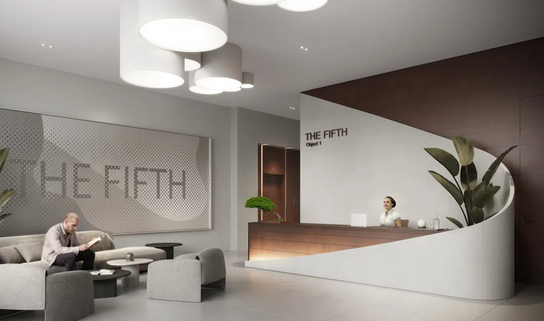 The F1FTH Tower in JVC: wood textures — image 4