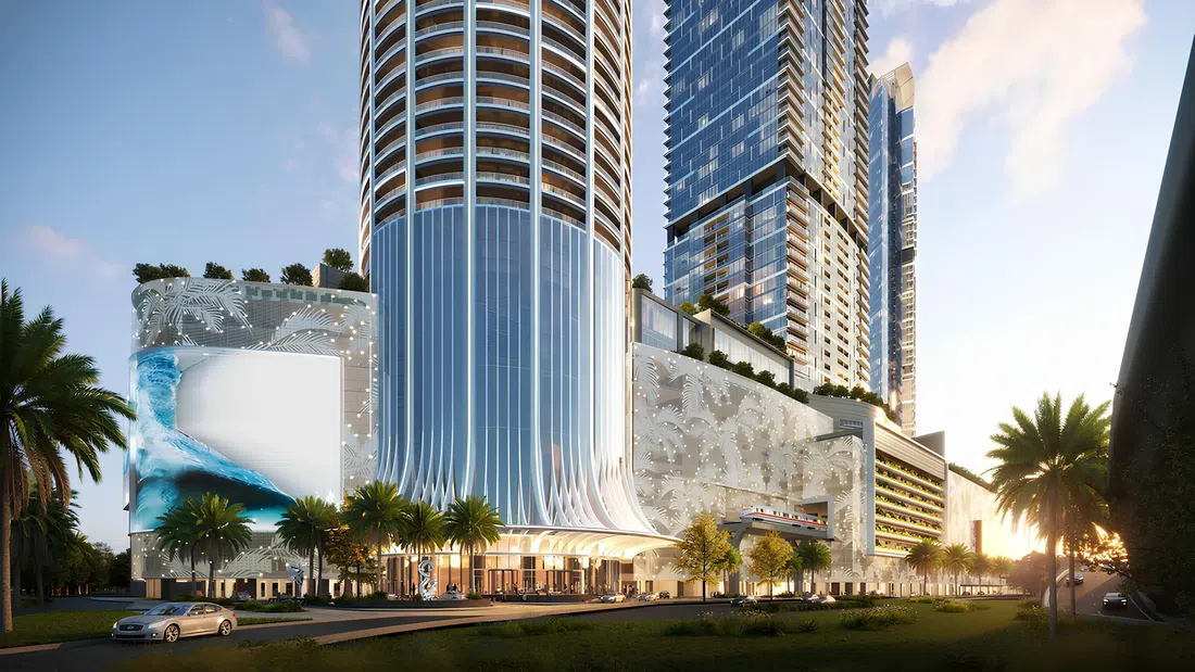 Palm Beach Tower 1 في الصفوح 2: مساحات على السطح — صورة 9
