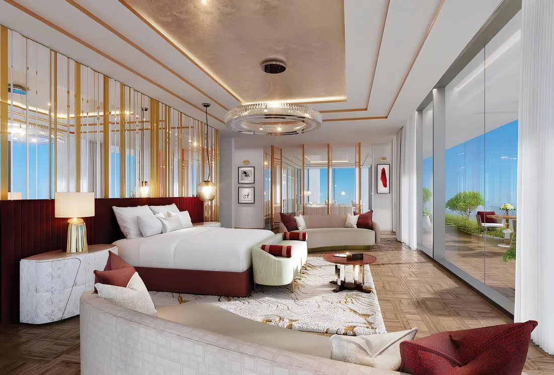 DAMAC «Safa Two» in Business Bay: marble detailing — image 12