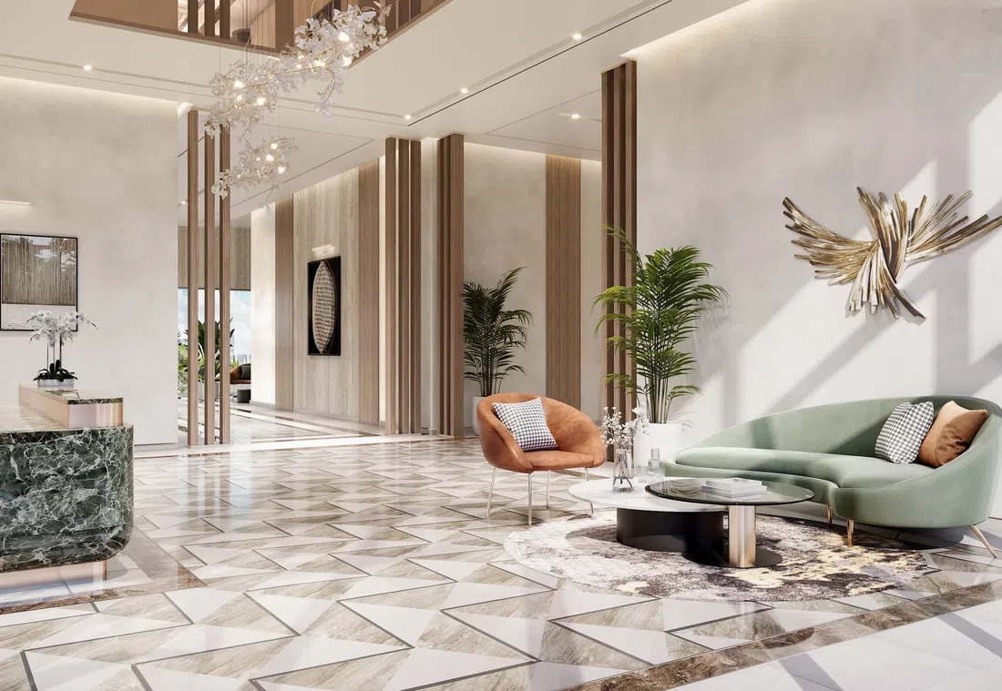 Azizi Venice in Dubai South: landscaped gardens — image 7