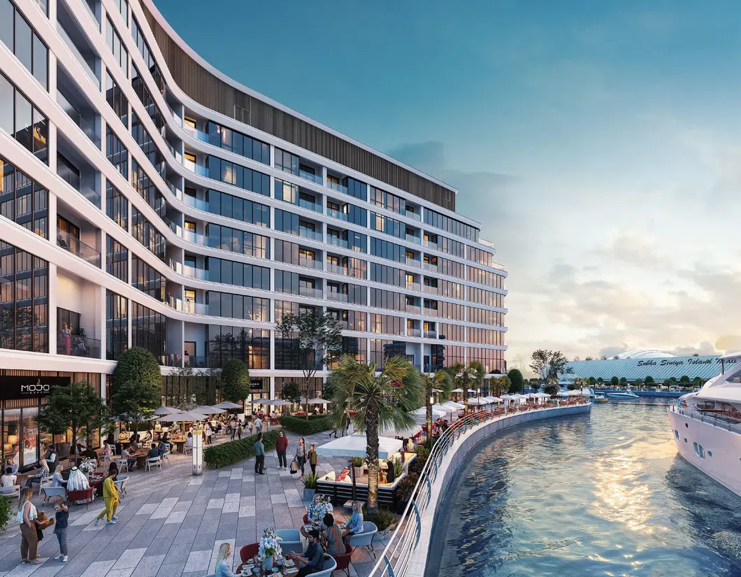 Siniya Island'deki Bayfront Marina Residences: doğal yüzeyler — 4. fotoğraf