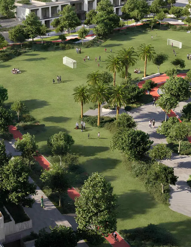 Dubai Expo City'deki Terra Gardens: spor sahaları — 11. fotoğraf