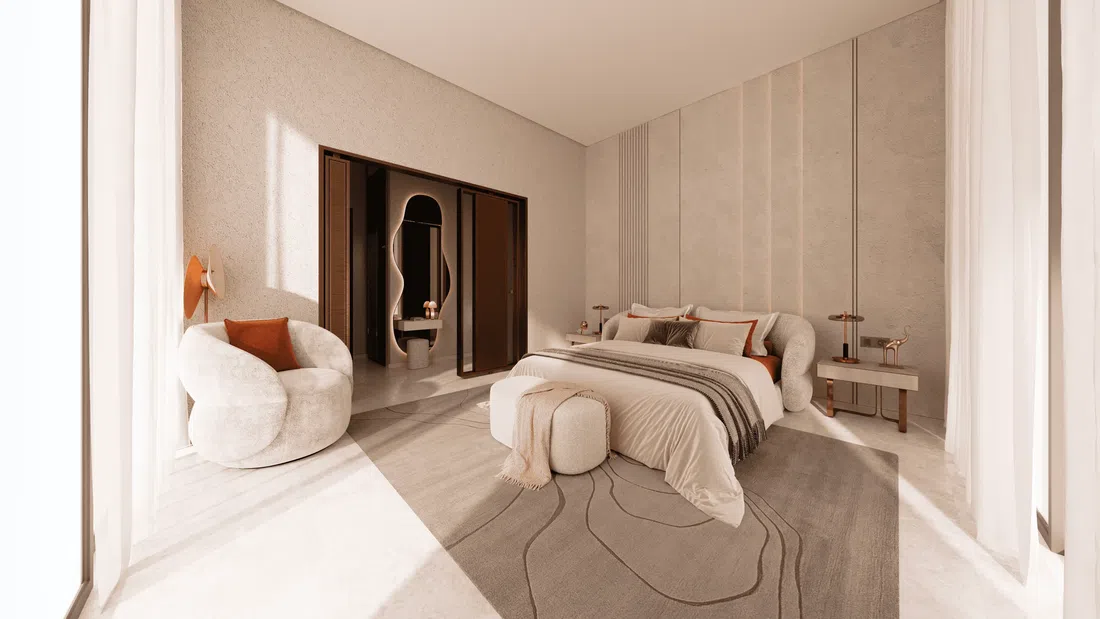 Palm Jumeirah'deki Olaia Residences: yoga alanları — 10. fotoğraf
