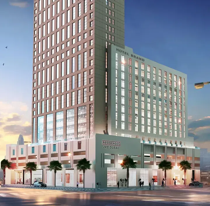 JVC bölgesindeki Marriott Residences: peyzajlı bahçeler — 1. fotoğraf