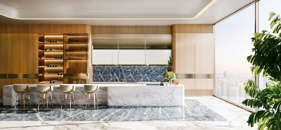 Bugatti Residences By Binghatti في الخليج التجاري: الهندسة المعمارية المنحوتة — صورة 10