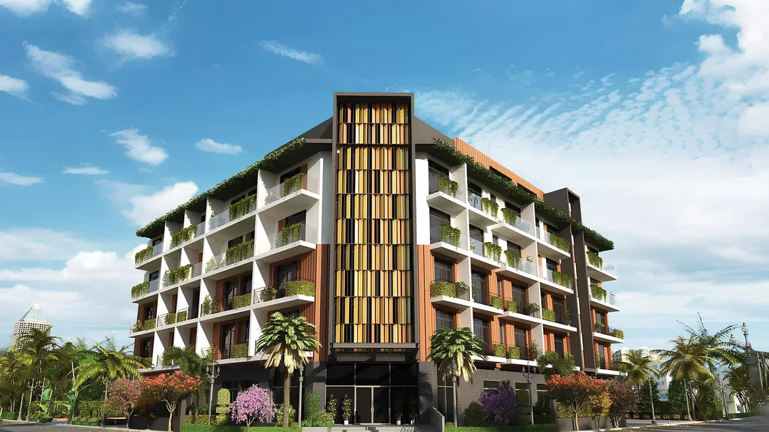 Orchid Residence 1 في دبي الجنوب: السينما الخارجية — صورة 2