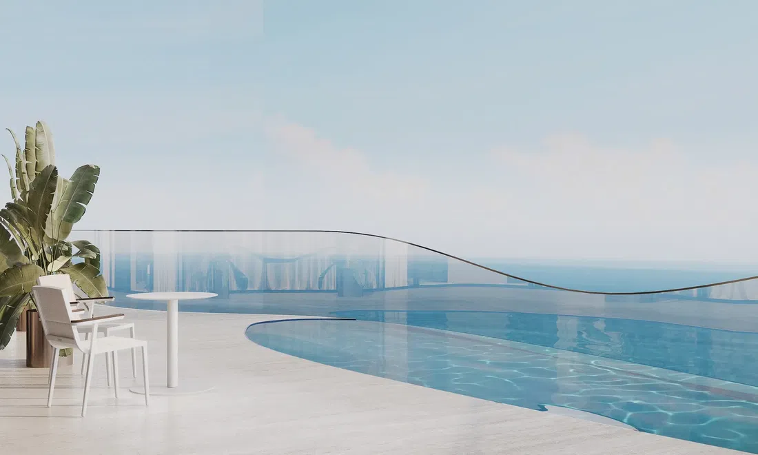 Al Marjan Island'deki Gianfranco Ferre Residences: yoga alanları — 11. fotoğraf