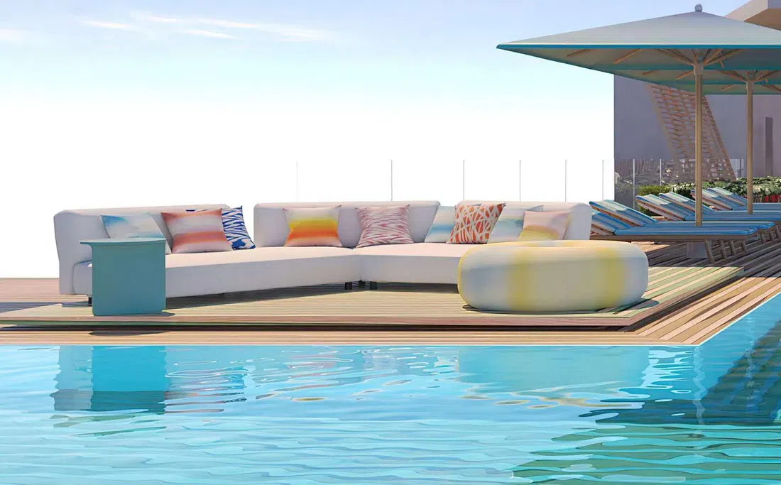 Moonstone Interiors by Missoni in Al Marjan Island: landscaped gardens — image 10